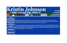 kristin4council.com | Site Creation